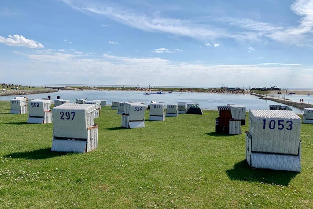 Nordseeglueck In Buesum Nahe Familienlagune Kültér fotó
